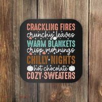 Funny Fall Autumn Season Quote Coaster thumb 0