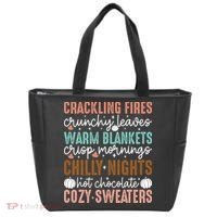 Funny Fall Autumn Season Quote Tote Bag thumb 0