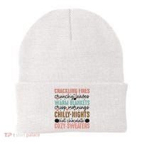Funny Fall Autumn Season Quote Beanie thumb 0