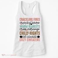 Funny Fall Autumn Season Quote Women's Tank Top thumb 0