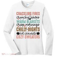 Funny Fall Autumn Season Quote Women's Long Sleeve Shirt thumb 0