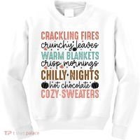 Funny Fall Autumn Season Quote Kids Sweatshirt thumb 0