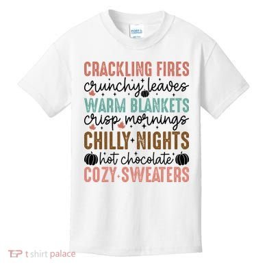 Funny Fall Autumn Season Quote Kids T-Shirt