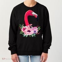 Flamingo Floral Art Women's Sweatshirt thumb 0