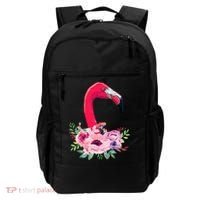 Flamingo Floral Art Backpack thumb 0