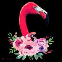 Flamingo Floral Art Toddler Hoodie thumb 2