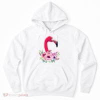 Flamingo Floral Art Hoodie thumb 0