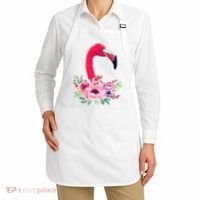 Flamingo Floral Art Apron thumb 2
