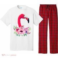 Flamingo Floral Art Pajama Set thumb 0