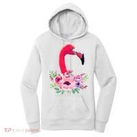 Flamingo Floral Art Women's Hoodie thumb 0