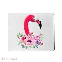 Flamingo Floral Art Mousepad thumb 0