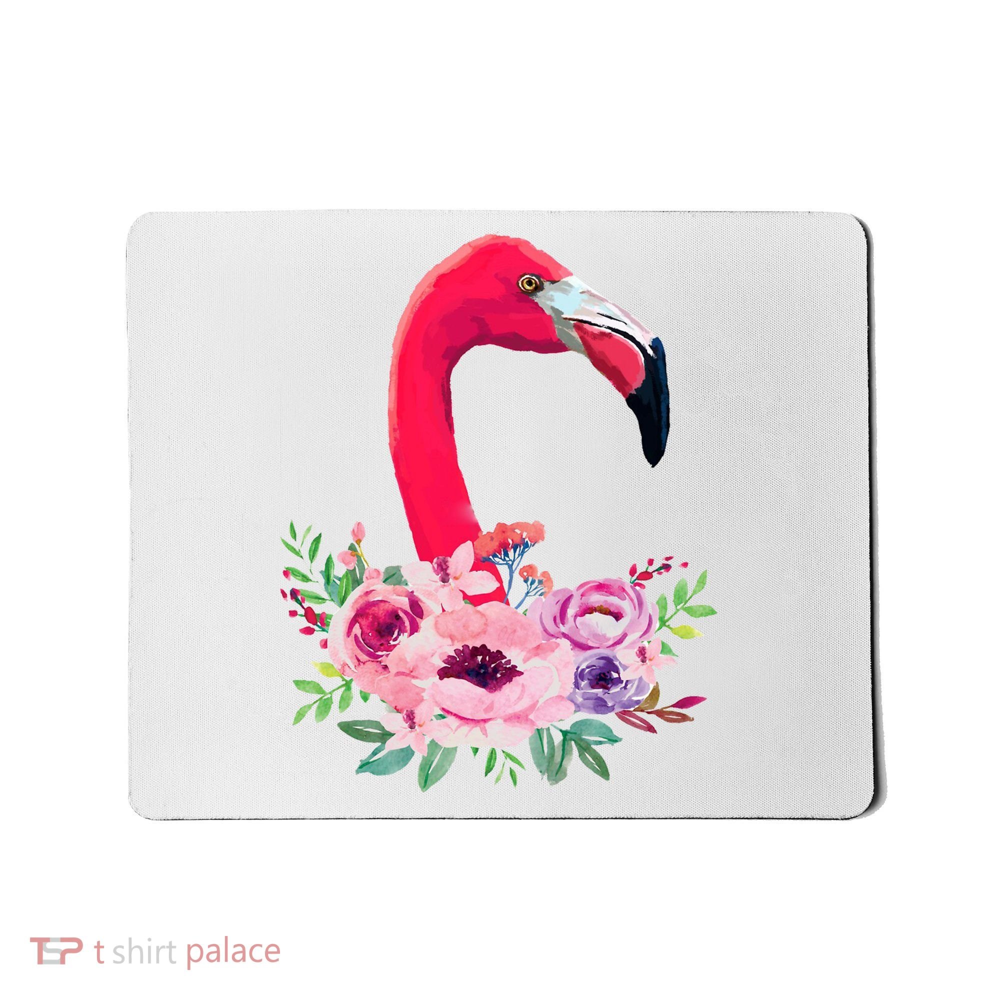 Flamingo Floral Art Mousepad