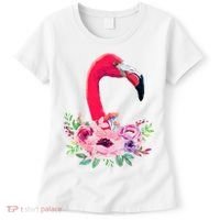 Flamingo Floral Art Women's T-Shirt thumb 0