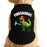 Future Firefighter Art For Fire Department Fireman Doggie Tank thumb 0