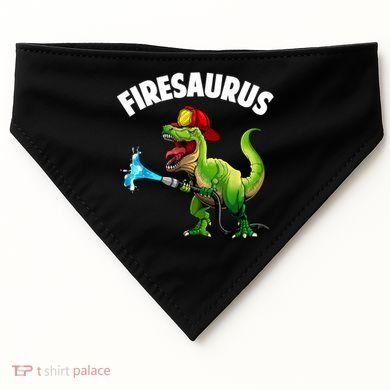 Future Firefighter Art For Fire Department Fireman USA-Made Doggie Bandana