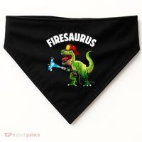 Future Firefighter Art For Fire Department Fireman USA-Made Doggie Bandana thumb 0