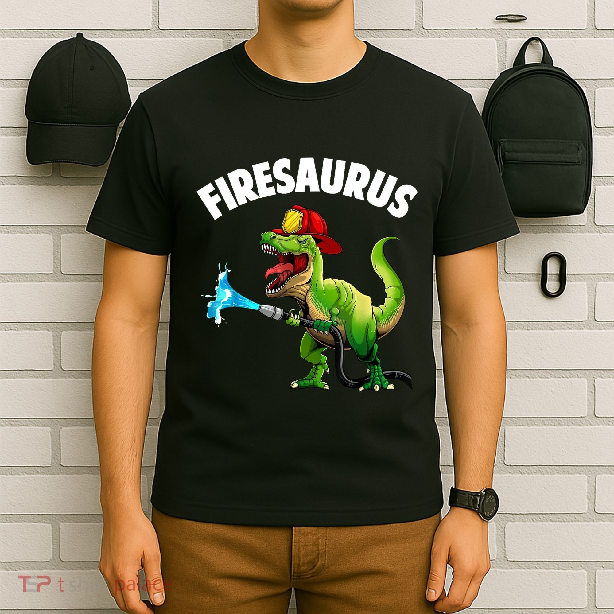 Future Firefighter Art For Fire Department Fireman T-Shirt