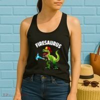 Future Firefighter Art For Fire Department Fireman Women's Tank Top thumb 2
