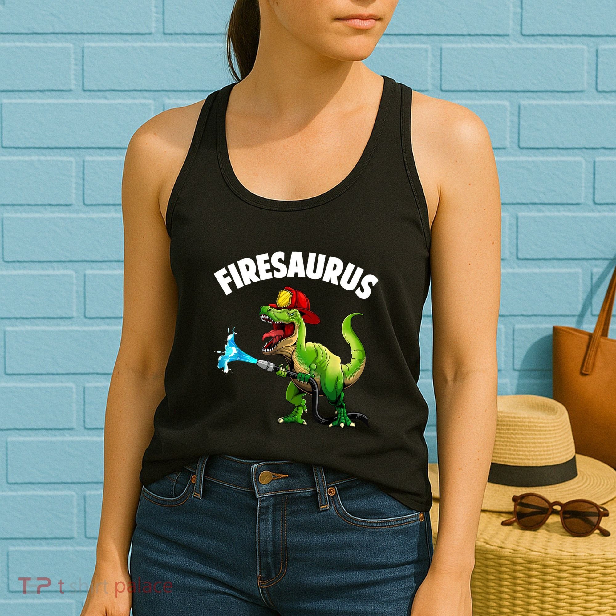 Future Firefighter Art For Fire Department Fireman Women's Tank Top