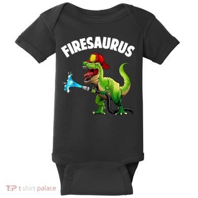 Future Firefighter Art For Fire Department Fireman Baby Bodysuit