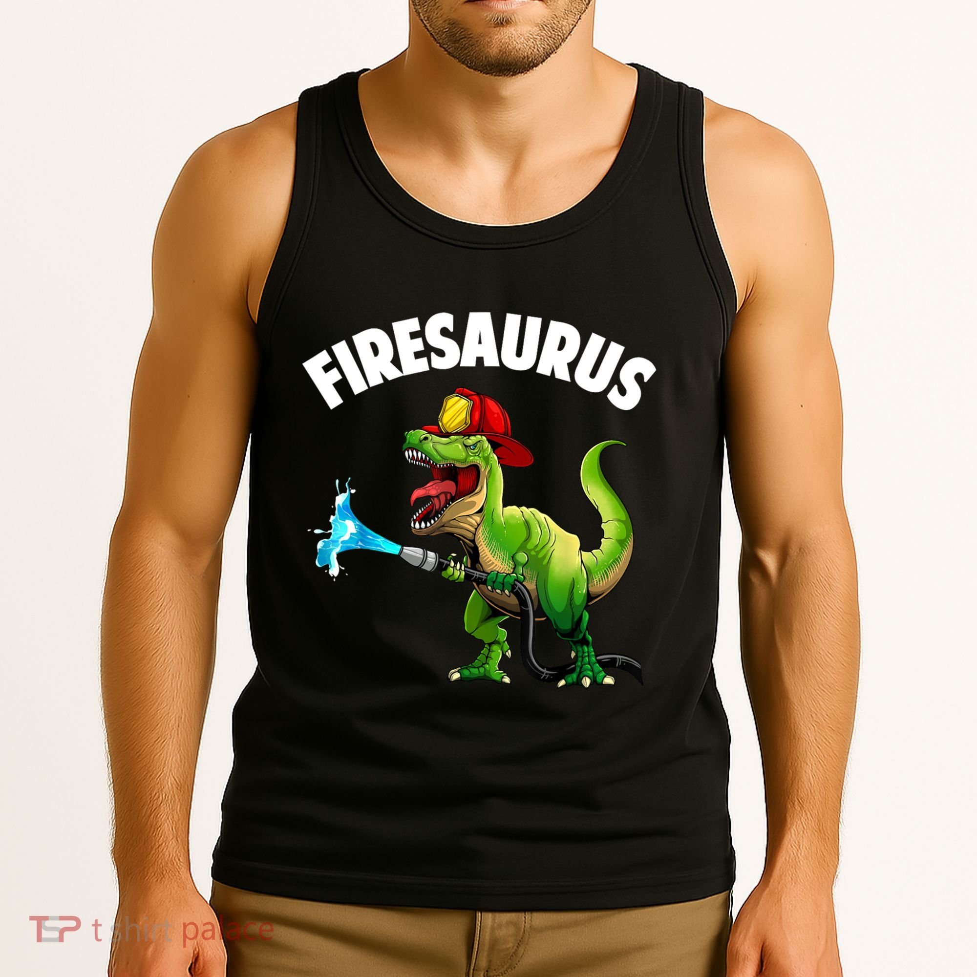 Future Firefighter Art For Fire Department Fireman Tank Top
