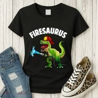 Future Firefighter Art For Fire Department Fireman Women's T-Shirt thumb 3