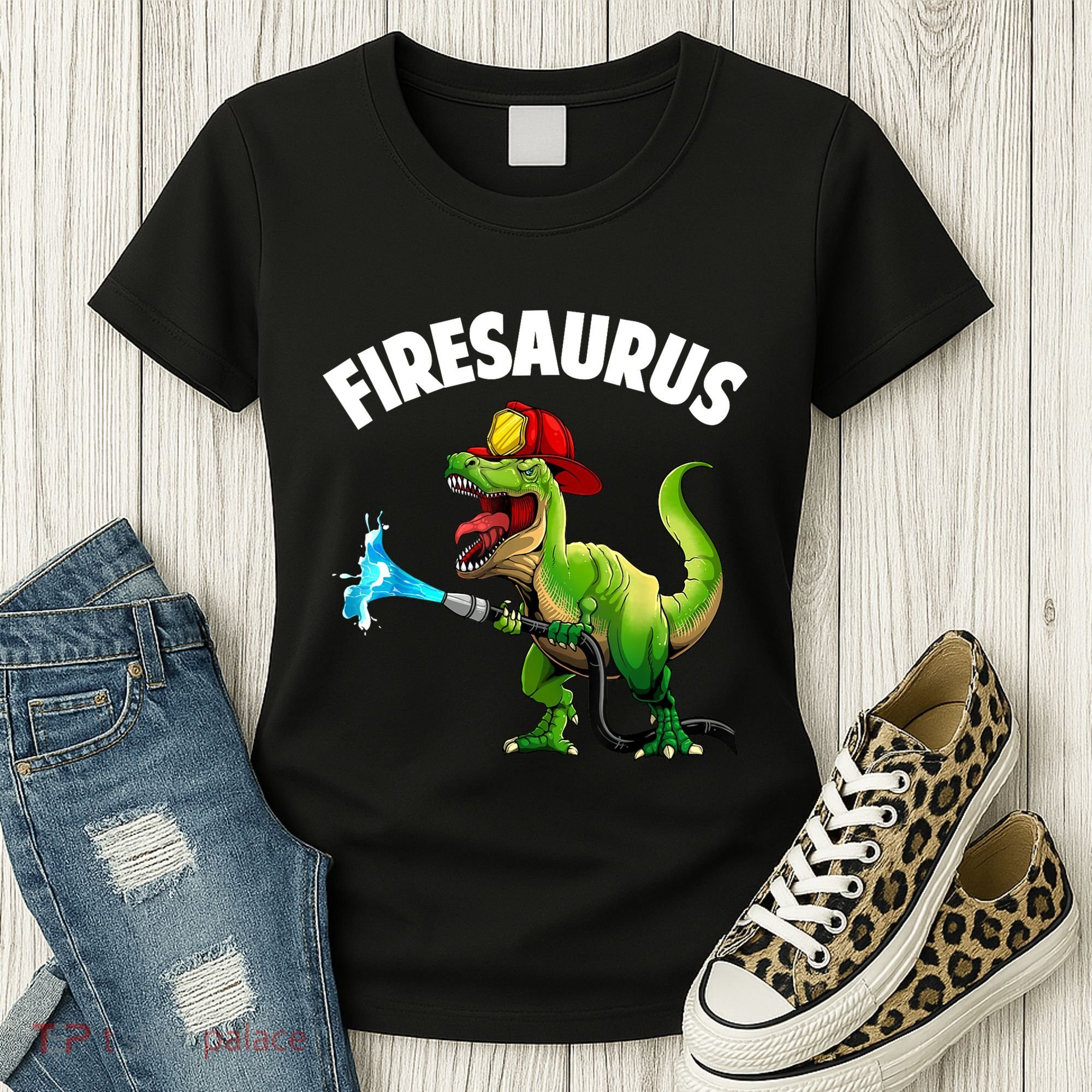 Future Firefighter Art For Fire Department Fireman Women's T-Shirt