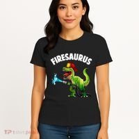 Future Firefighter Art For Fire Department Fireman Women's T-Shirt thumb 4