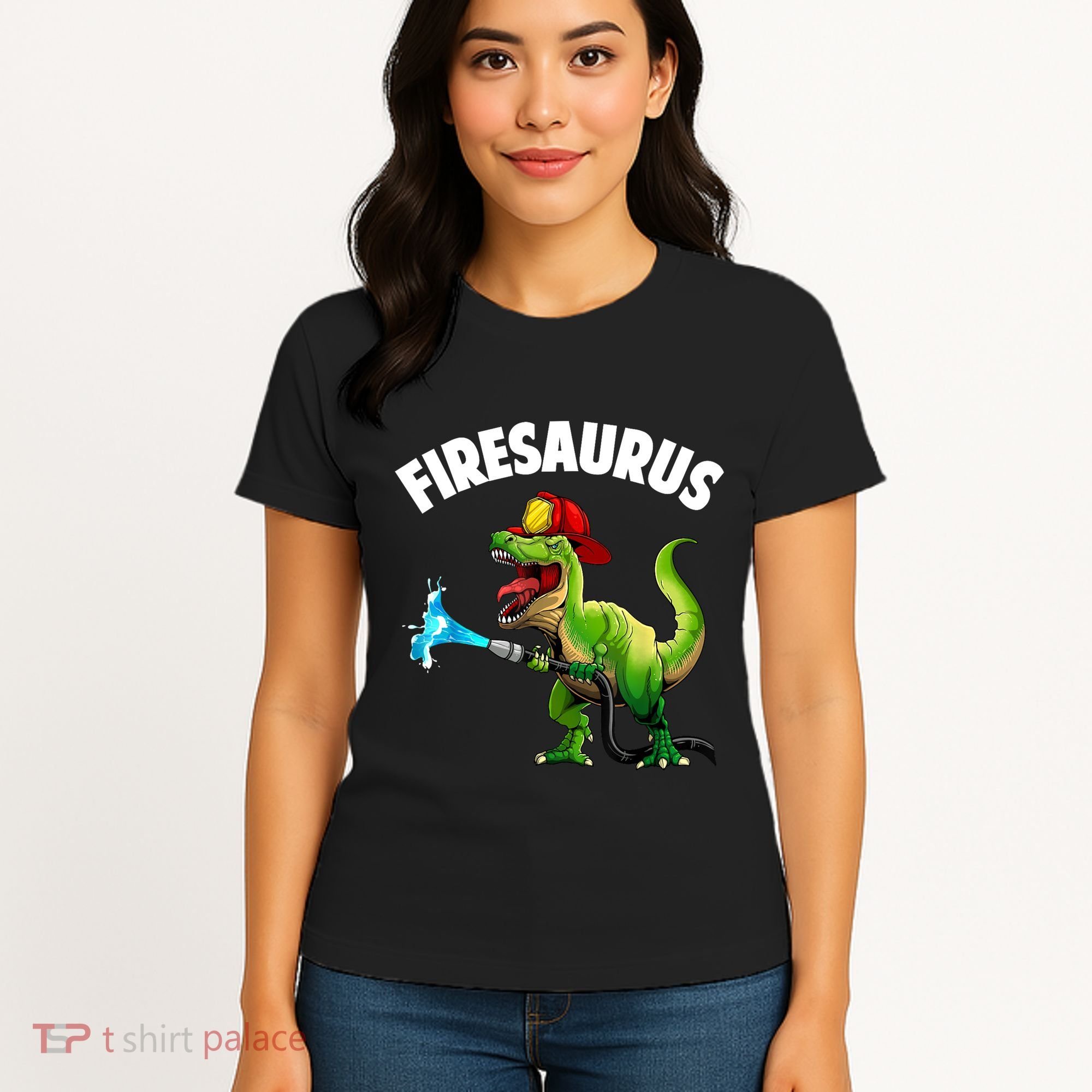 Future Firefighter Art For Fire Department Fireman Women's T-Shirt