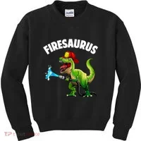 Future Firefighter Art For Fire Department Fireman Kids Sweatshirt thumb 0