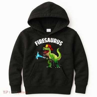 Future Firefighter Art For Fire Department Fireman Kids Hoodie