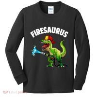 Future Firefighter Art For Fire Department Fireman Kids Long Sleeve Shirt thumb 0