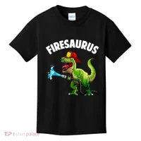 Future Firefighter Art For Fire Department Fireman Kids T-Shirt thumb 0