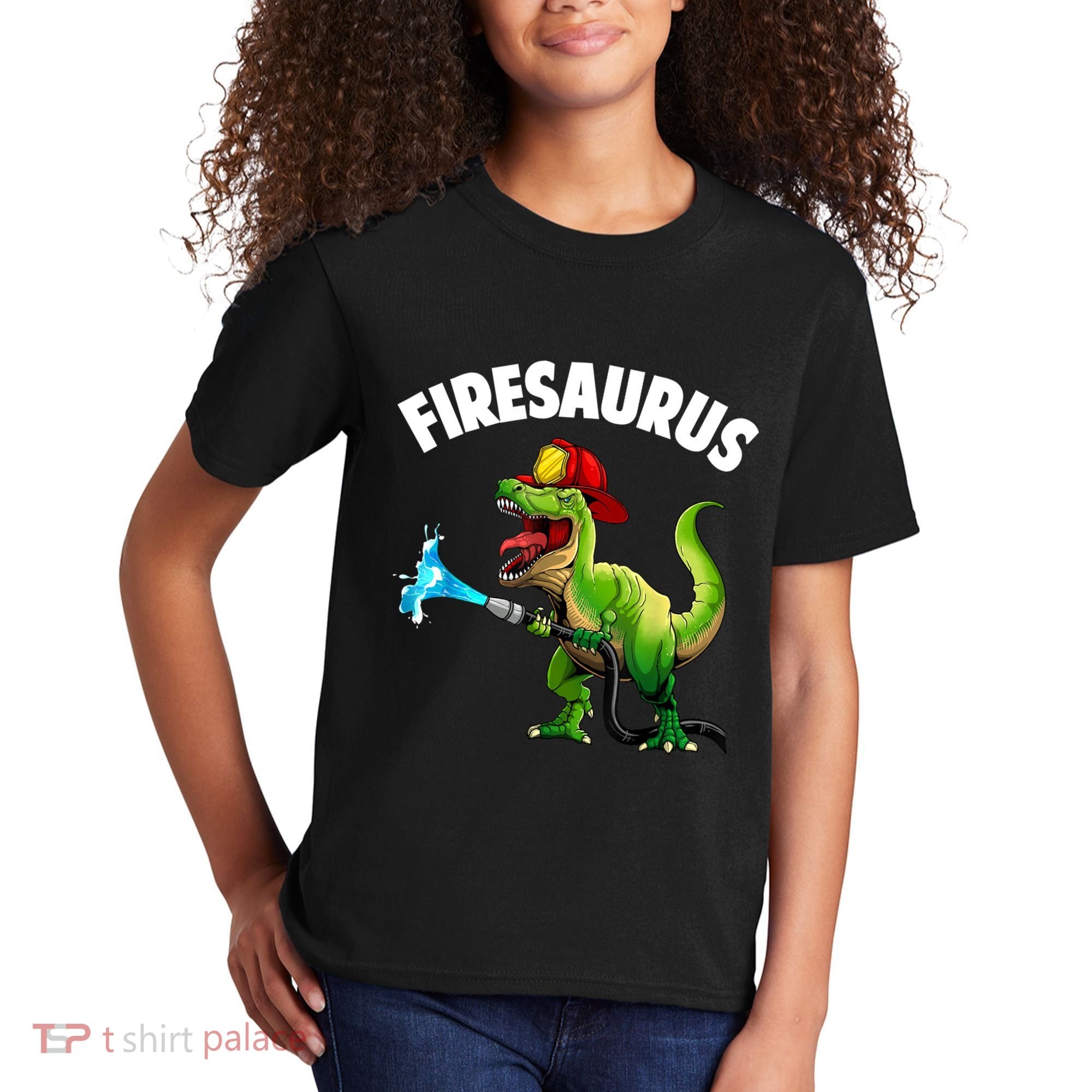 Future Firefighter Art For Fire Department Fireman Kids T-Shirt