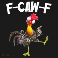 Funny Farm Animals F-Caw-F Chicken FCAWF Rooster Meme Women's Hoodie thumb 2