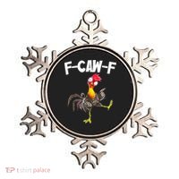 Funny Farm Animals F-Caw-F Chicken FCAWF Rooster Meme Ornament thumb 0