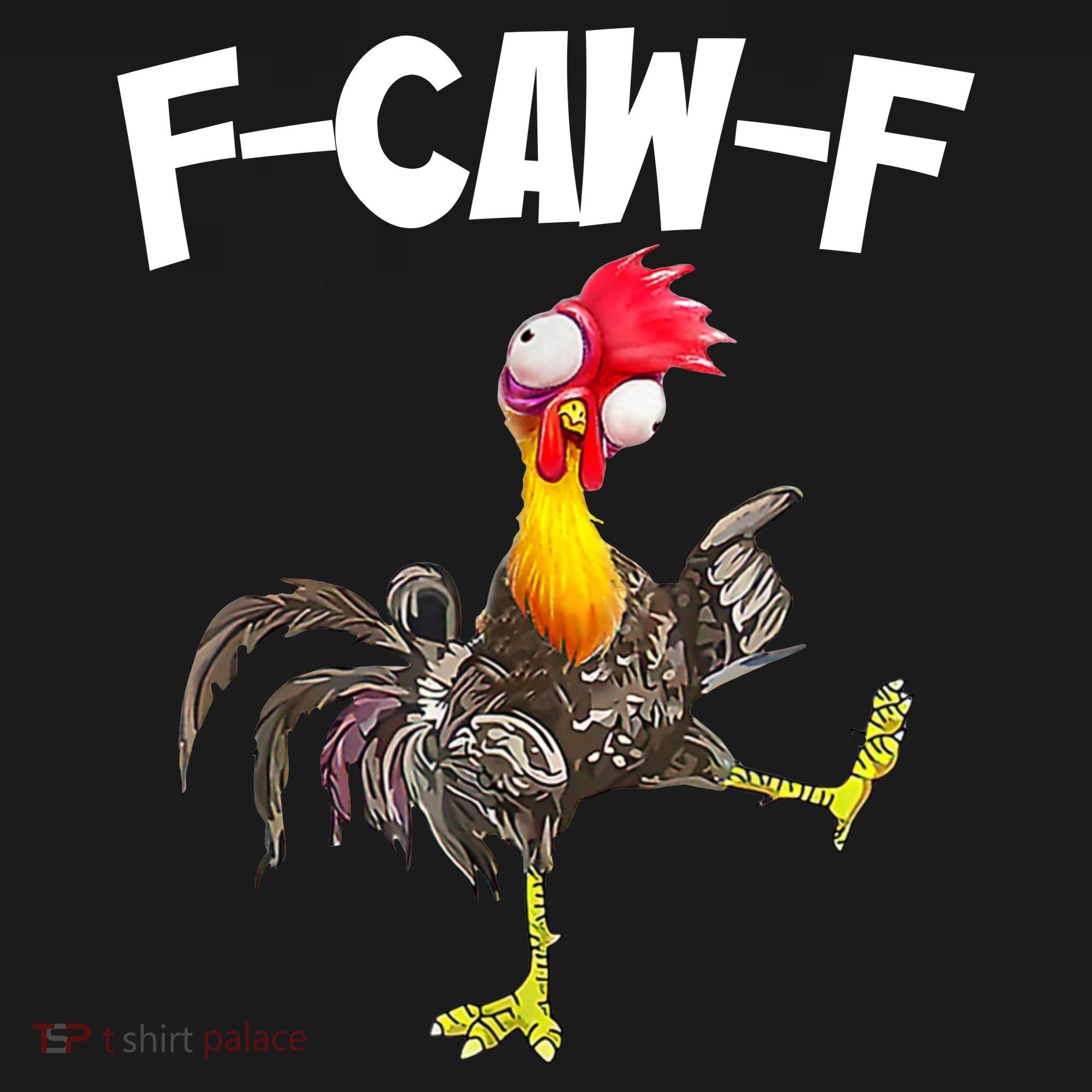Funny Farm Animals F-Caw-F Chicken FCAWF Rooster Meme Tank Top