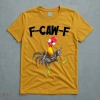 Funny Farm Animals F-Caw-F Chicken FCAWF Rooster Meme T-Shirt thumb 5