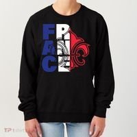 France Flag And Fleurdelis Patriotic Elegance Gift Women's Sweatshirt thumb 0