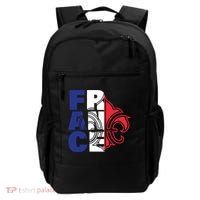 France Flag And Fleurdelis Patriotic Elegance Gift Backpack thumb 0