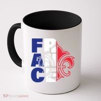 France Flag And Fleurdelis Patriotic Elegance Gift Coffee Mug thumb 0