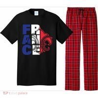 France Flag And Fleurdelis Patriotic Elegance Gift Pajama Set thumb 0