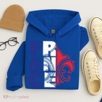 France Flag And Fleurdelis Patriotic Elegance Gift Hoodie thumb 4