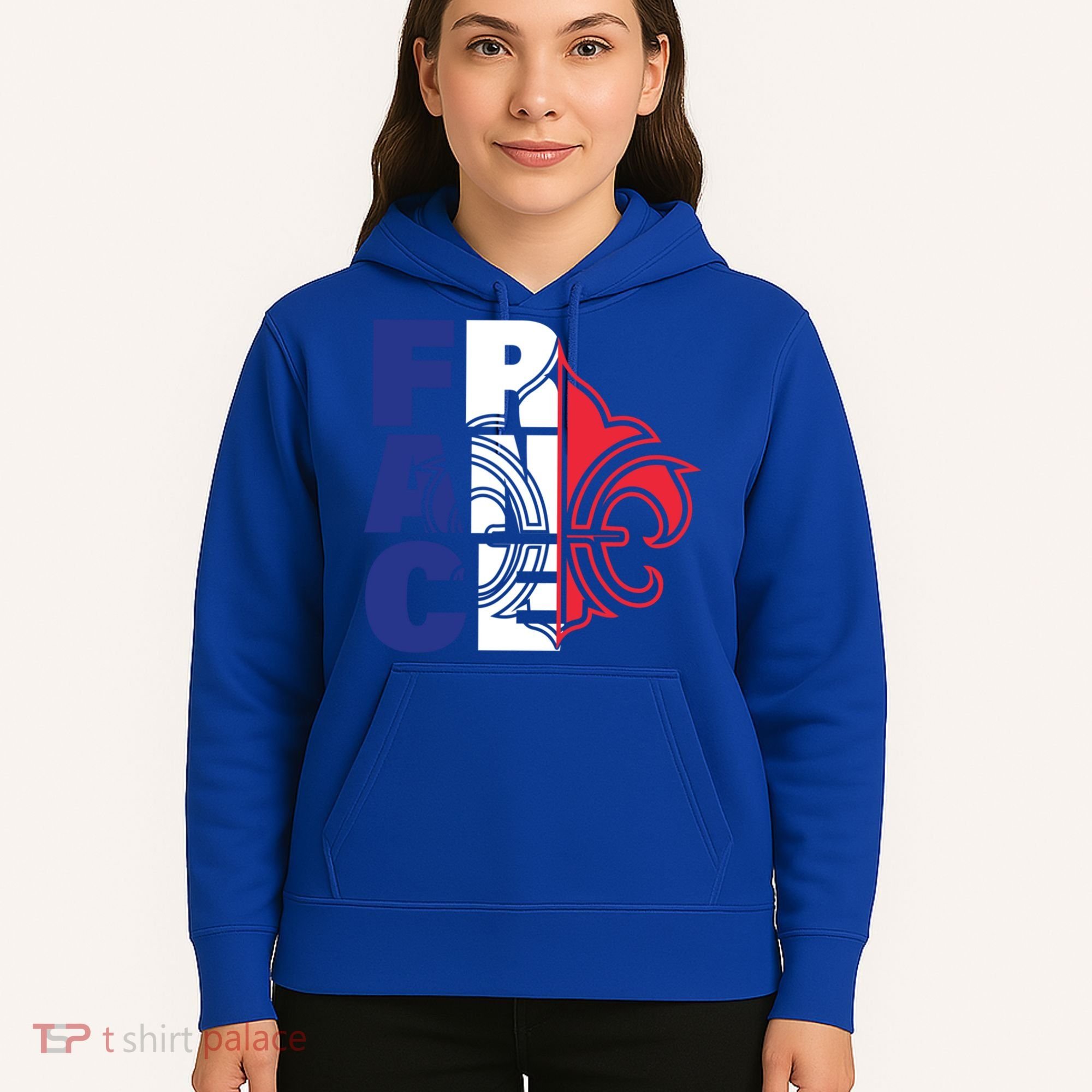 France Flag And Fleurdelis Patriotic Elegance Gift Hoodie