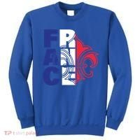 France Flag And Fleurdelis Patriotic Elegance Gift Sweatshirt thumb 0
