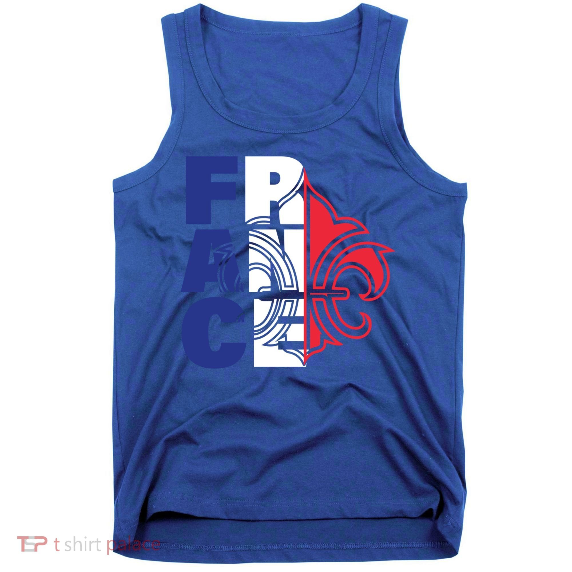 France Flag And Fleurdelis Patriotic Elegance Gift Tank Top