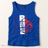 France Flag And Fleurdelis Patriotic Elegance Gift Tank Top thumb 2