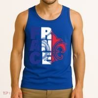 France Flag And Fleurdelis Patriotic Elegance Gift Tank Top thumb 3
