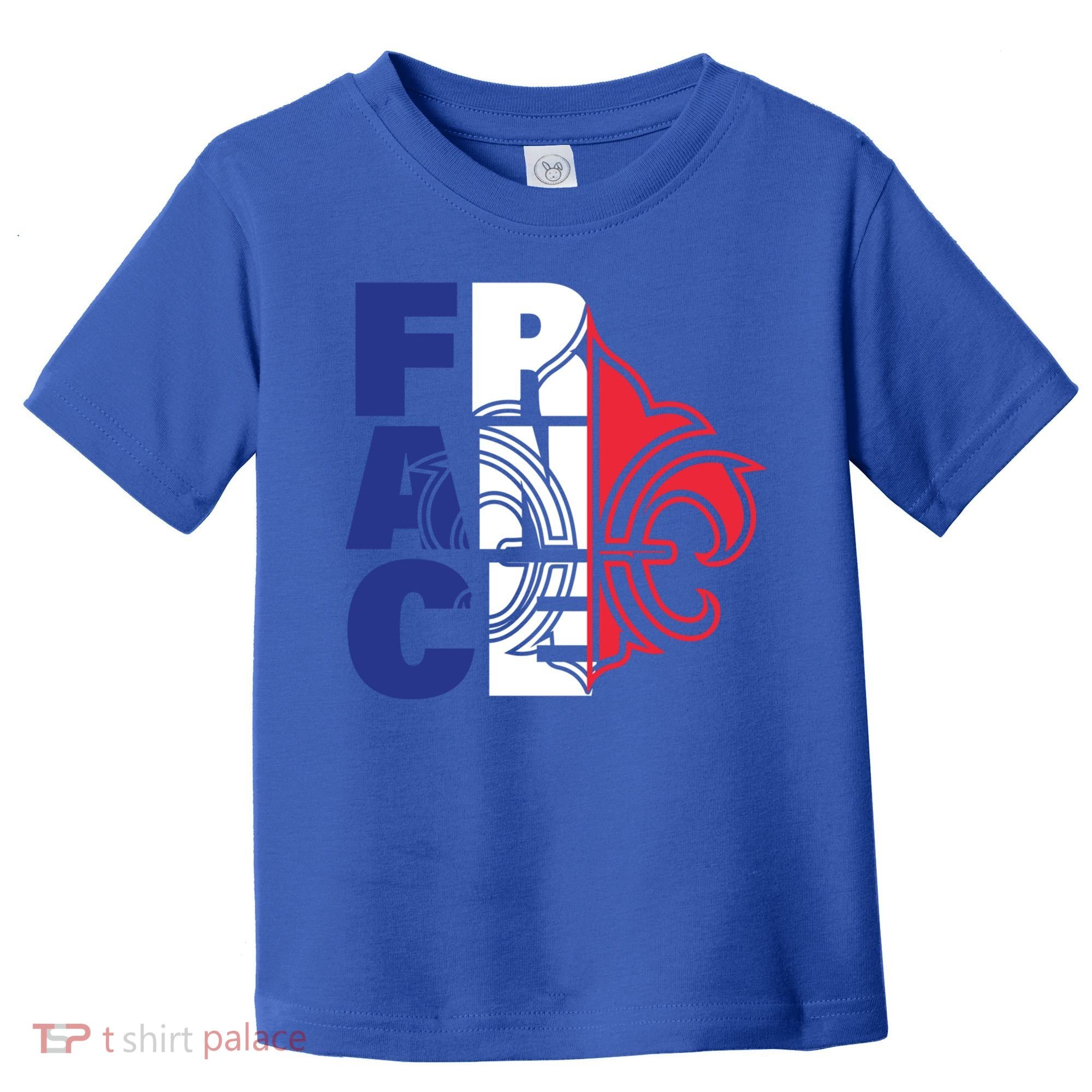 France Flag And Fleurdelis Patriotic Elegance Gift Toddler T-Shirt