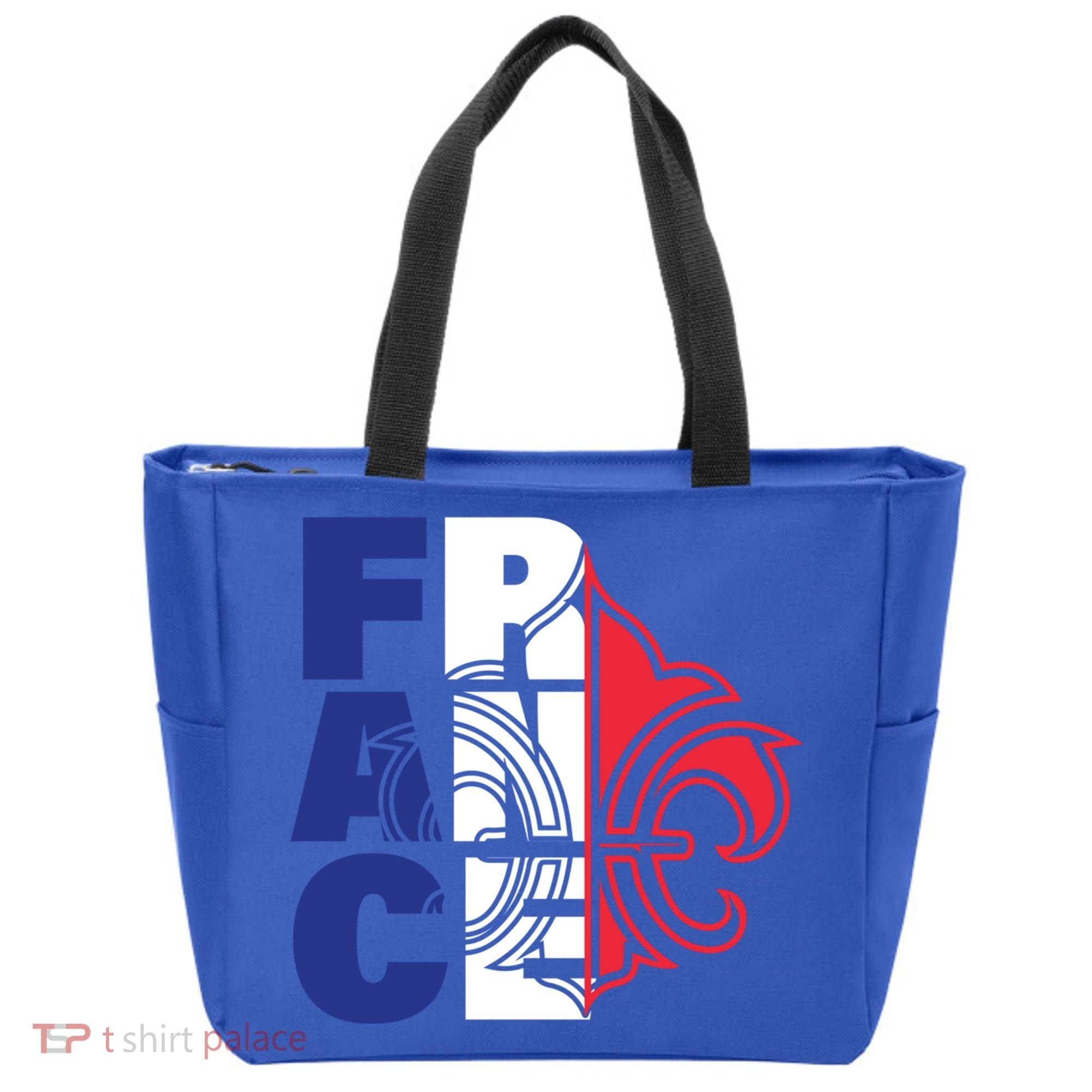 France Flag And Fleurdelis Patriotic Elegance Gift Tote Bag
